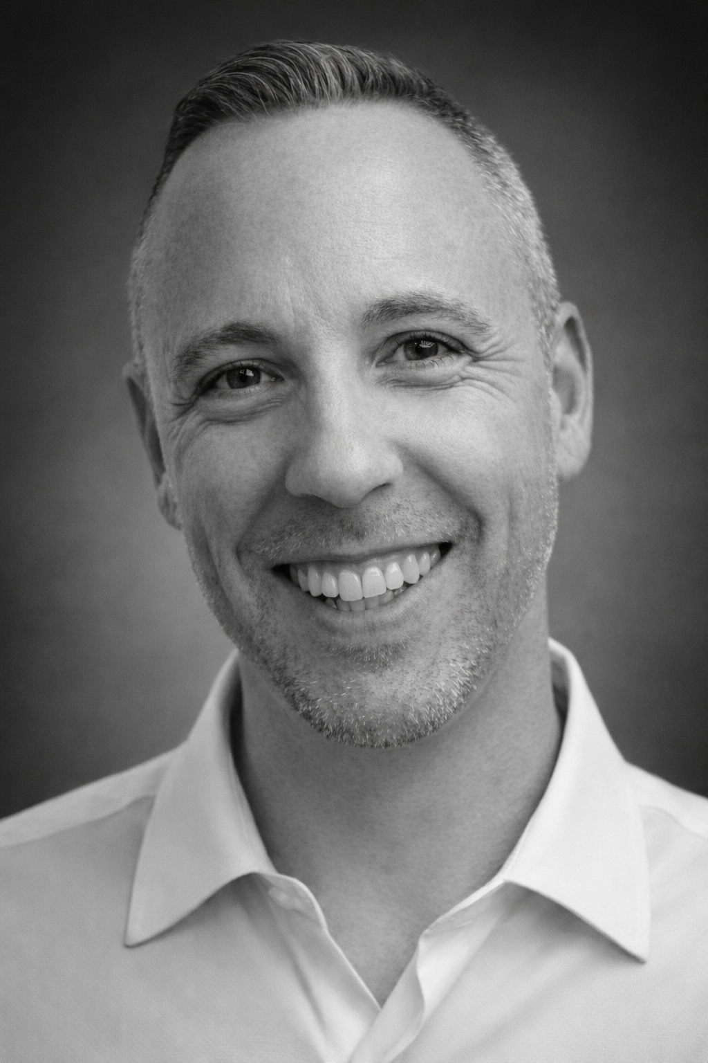 Matthew A Buckley - Black and White Headshot Photo